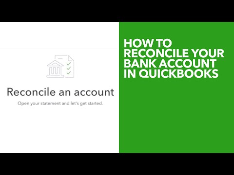 How to reconcile bank account in QuickBooks
