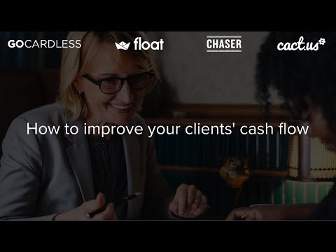 How to help clients improve their cash flow