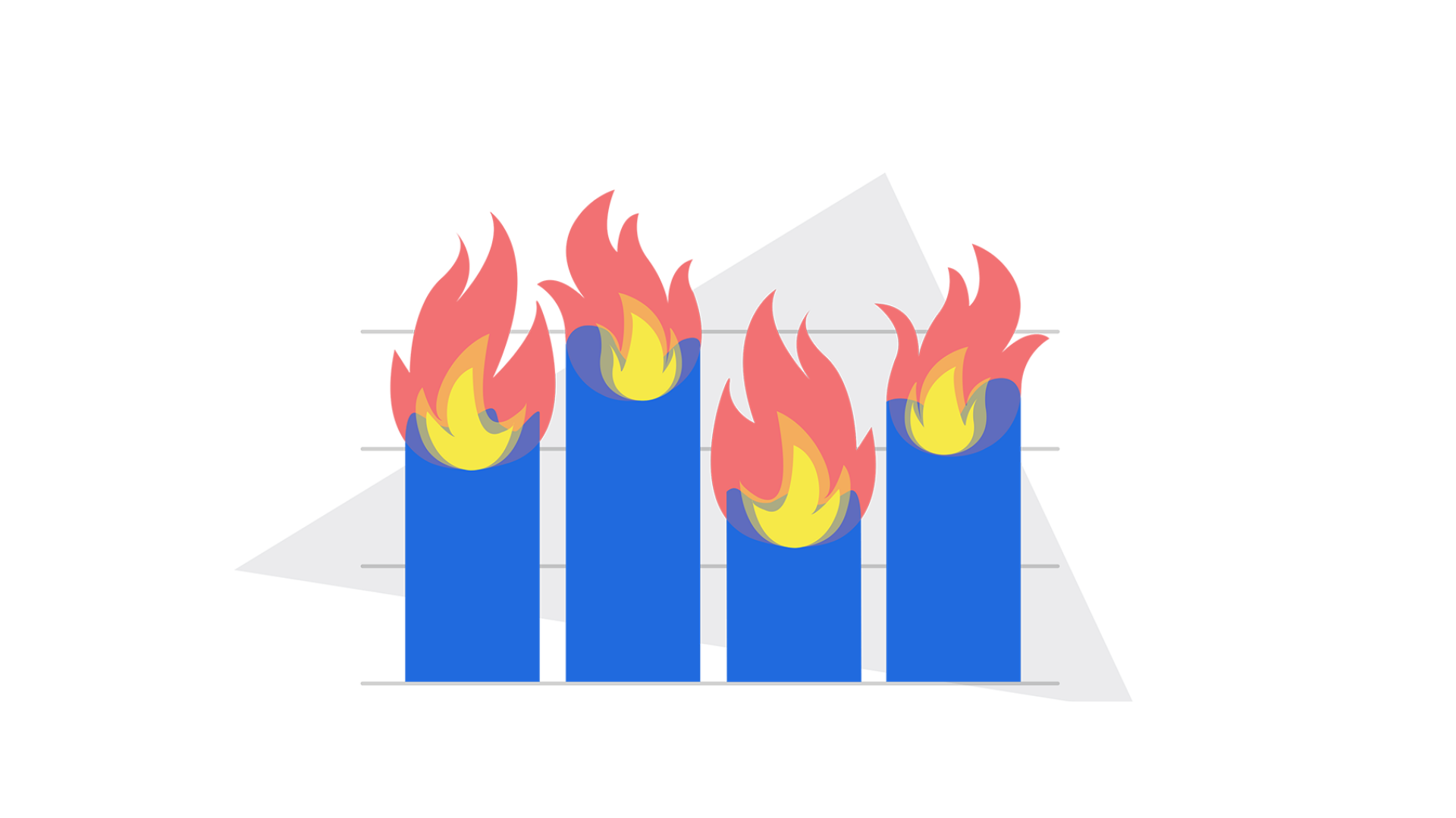 Calculate your burn rate graphic