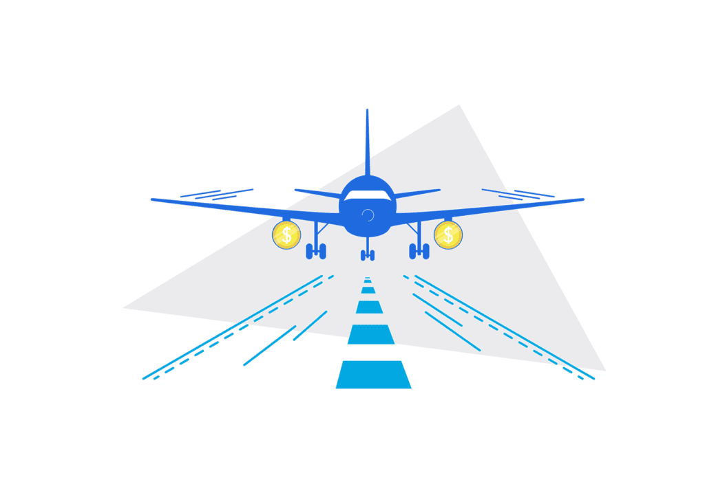 Cash runway illustration